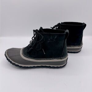 Sorel BLACK & GRAY Duck boots - LIKE NEW